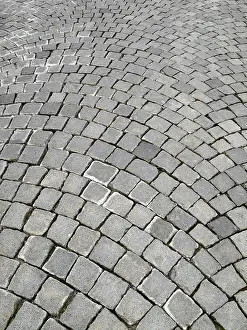 Historic Quarter Photography Prints: A cobblestone texture image
