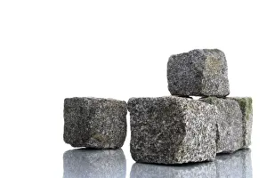 Stacked Stones Prints: Cobblestones