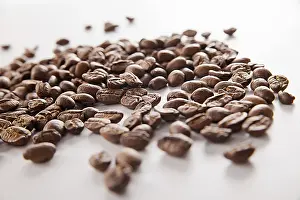 Arabica Prints: Black Coffee Print with White Background