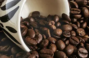 Caffeine Rich Food Prints: Coffee beans