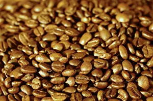 Coffee Beans Close Up Prints: Coffee beans