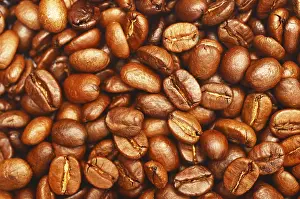 Food Photography Background Prints: Coffee beans background