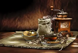 Breakfast Meal Prints: Coffee composition