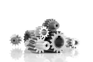Medical Technology Concept Prints: Cogs, symbolic for teamwork