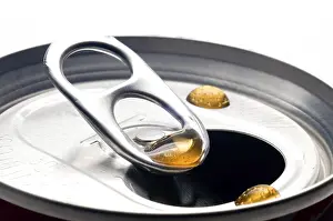 Unhealthy Soft Drinks Prints: A Cola Drip on the top of a soft drink can
