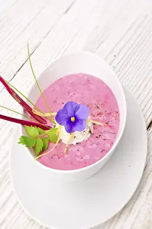 Polish Food Photography Prints: Cold beet soup
