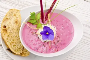 Polish Food Photography Prints: Cold beet soup