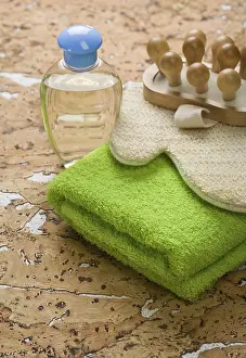 Bathroom Essentials Prints: Collection of bath accessories