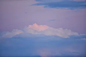Colored Clouds Germany Prints: Colored clouds at sunset, Upper Palatinate