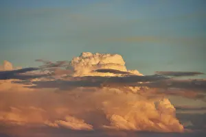 Colored Clouds Germany Prints: Colored clouds at sunset, Upper Palatinate