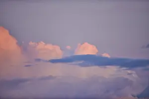 Colored Clouds Germany Prints: Colored clouds at sunset, Upper Palatinate