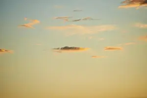 Upper Palatinate Clouds Prints: Colored clouds at sunset, Upper Palatinate