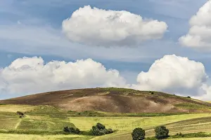 Southern Europe Landscape Prints: Colored landscape in the spring