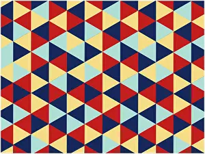 Colorful Geometric Patterns Prints: Colorful Geometric Patterns Design Background Vector