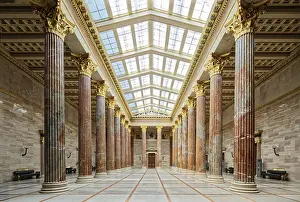 Parliament Prints: Column Hall Print, Austrian Parliament Building, Vienna