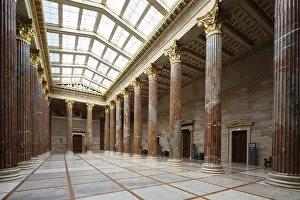Historic City Center Austria Prints: Column hall with 24 marble columns
