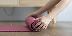 Yoga Session Prints: After completing her yoga session