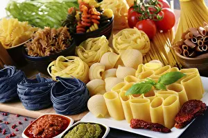 Framed Print : Composition with Pasta Print Framed Print : Composition with Pasta Print