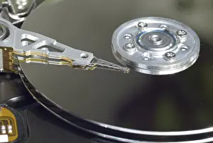 Data Storage Device Prints: Computer hard drive