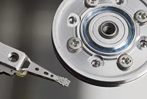 Data Storage Device Prints: Computer hard drive