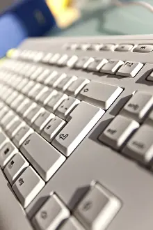 Computer Keyboard Prints: Computer keyboard with focus on the Enter key
