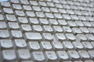 Computer Keyboard Prints: Computer keyboards, flat, keybord