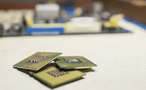 Microchip Technology Prints: Computer microprocessors, three computer processors