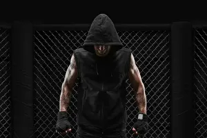 Fitness Athlete Picture Prints: Conceptual image of a kickboxer