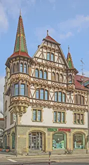 Baden Wurttemberg Town View Prints: Constance, Hirschapotheke