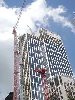 Frankfurt Architecture Prints: Construction site, construction industry