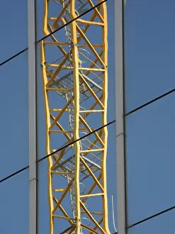 Glass Facade Design Prints: Construction site, construction industry