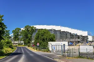 Construction Site Germany Prints: Construction site Oder Bridge Kustrin-Kietz