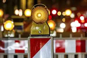 Construction Site Germany Prints: Construction site in road construction
