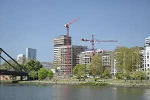 Construction Industry News Prints: Construction site, shell, house construction