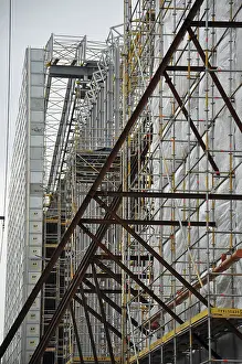 Residential Building Prints: Construction site, shell, house construction