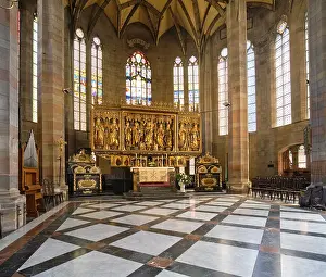 Central Europe Gothic Style Prints: Convertible altar by Michael Wohlgemuth