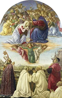 Digitally Restored Artworks Prints: The Coronation Of The Virgin (ca)