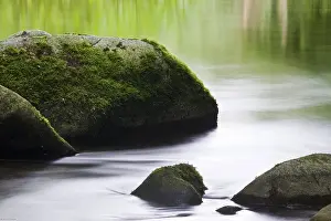 Deserted Water Body Prints: Course of stream with stones