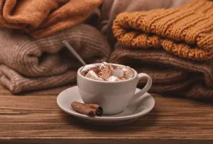 Cozy Winter Scene Prints: Cozy winter composition