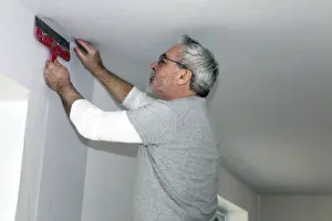 Construction Site Laborer Prints: Craftsman (painter) for wallpapering work