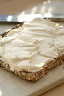Cream Cheese On Bread Prints: Cream cheese on bread