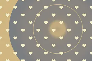 Full Frame Heart Texture Prints: Creative abstract heart pattern background texture