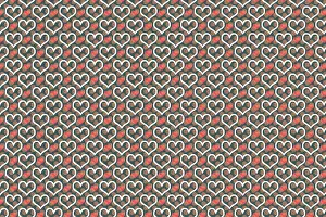 Symbolic Love Image Prints: Creative abstract heart pattern background texture