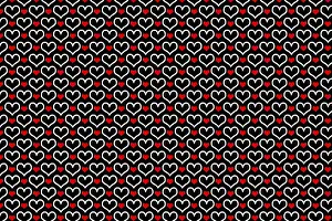 Abstract Heart Background Prints: Creative abstract heart pattern background texture