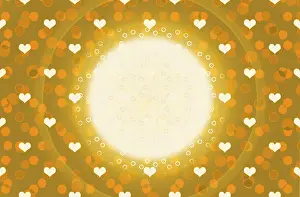 Abstract Heart Background Prints: Creative abstract heart pattern background texture