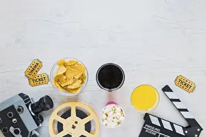Deserted Movie Theater Prints: Creative composition cinema theme