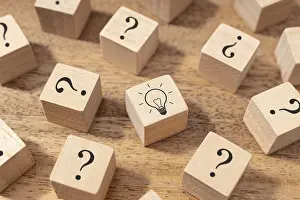Problem Solving Strategy Prints: Creative idea and innovation concept