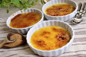 No People Eating Scene Prints: Creme Brulee