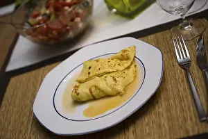 Empty Table Setting Ideas Prints: Crepes