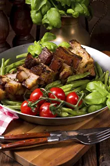 Barbecued Food Photography Prints: Crispy roasts from the grill